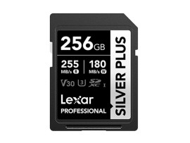 LEXAR SDcard 256GB SILVER PLUS SDXC UHS-I 256GB W 180MB/s R 255MB/s LSDSIPL256G-BNNNG
